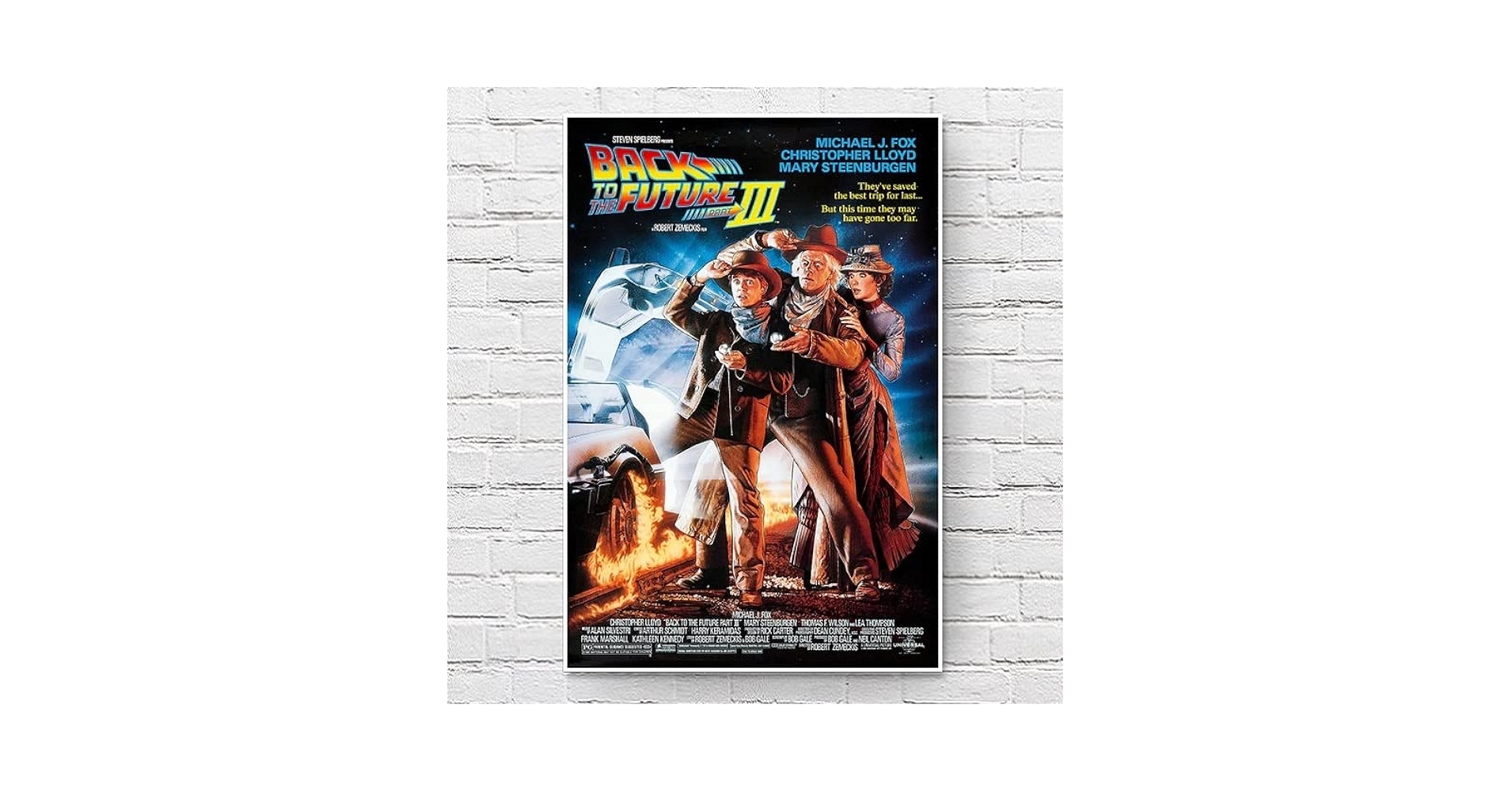 我々は戻って来る　USオリジナル映画ポスター Amazon.co.jp: ポスター バック トゥ ザ フューチャー マイケル